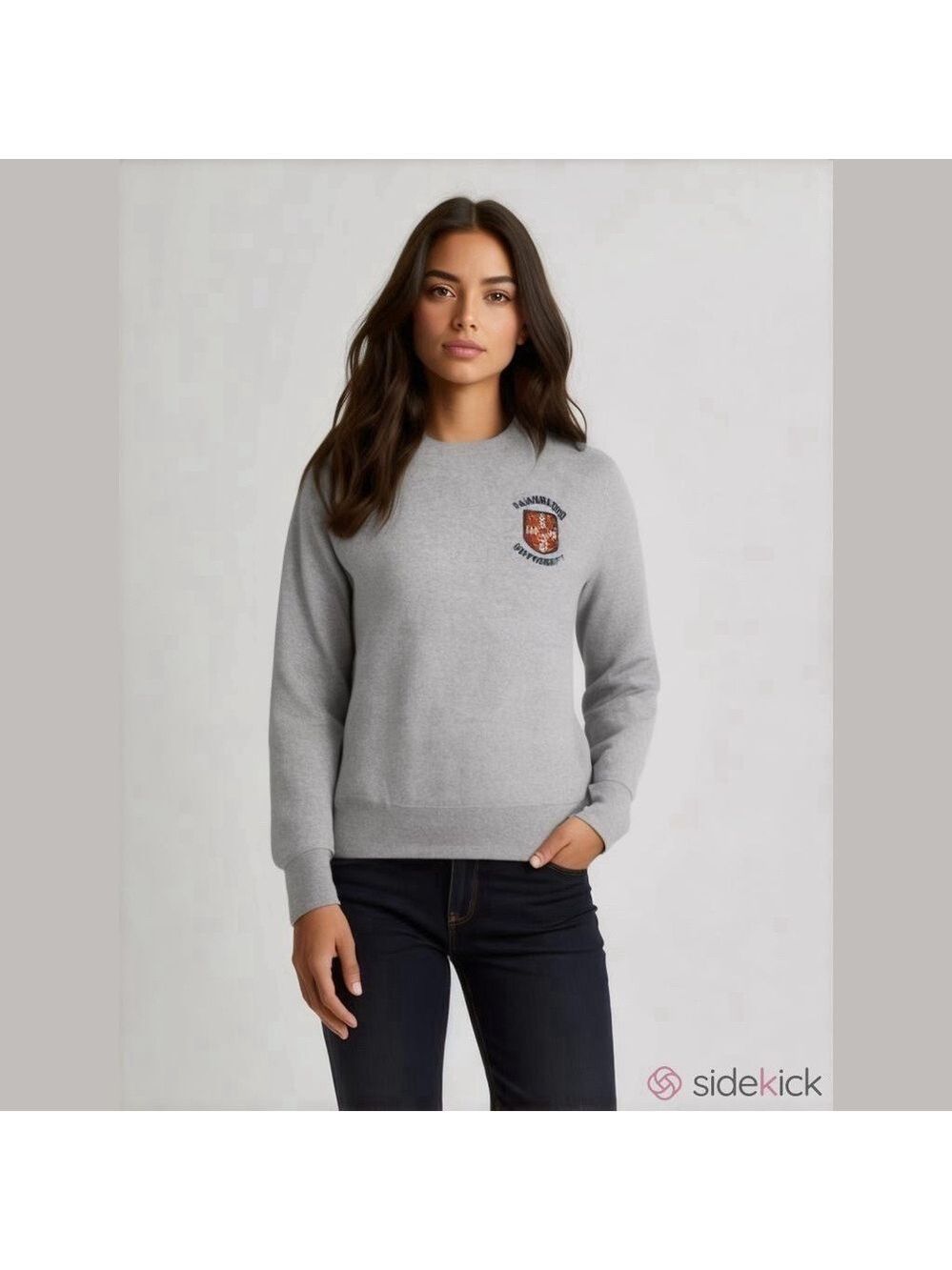 Cambridge University Pullover Crewneck Large Grey